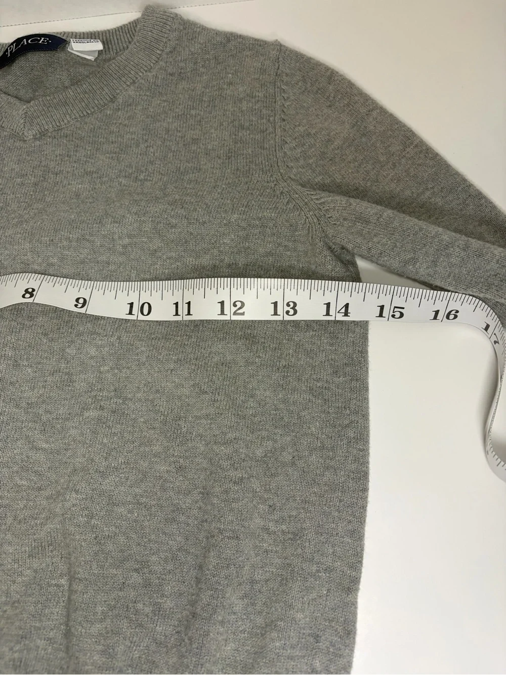 The Children's Place Gray V-Neck Sweater